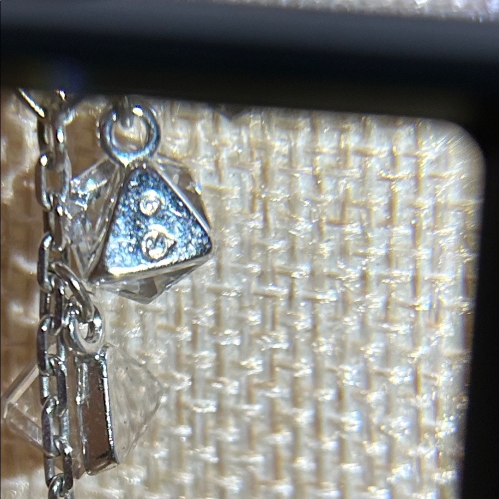 Swarovski Crystal Drop Necklace - Picture 4 of 11